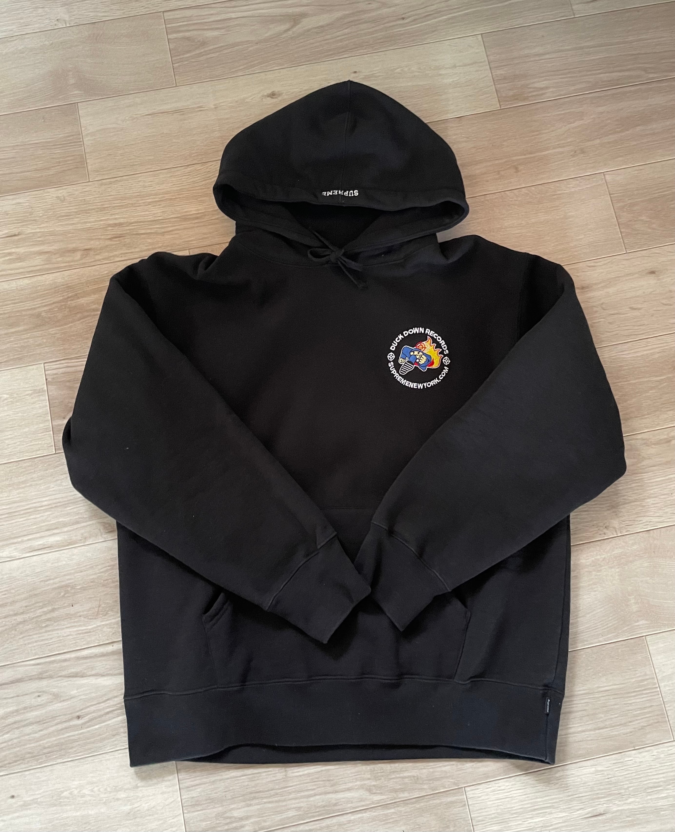 Supreme / Duck Down Redcords Hooded "Black"