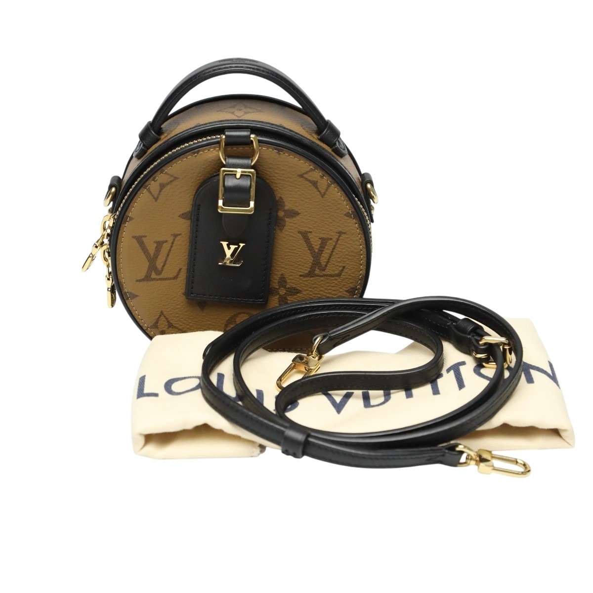 ルイヴィトン LOUIS VUITTON ミニボワットシャポー M68276 モノグラムリバース ショルダーバッグ