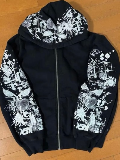 Supreme AOI Zip Up Hooded Sweatshirt "Black"