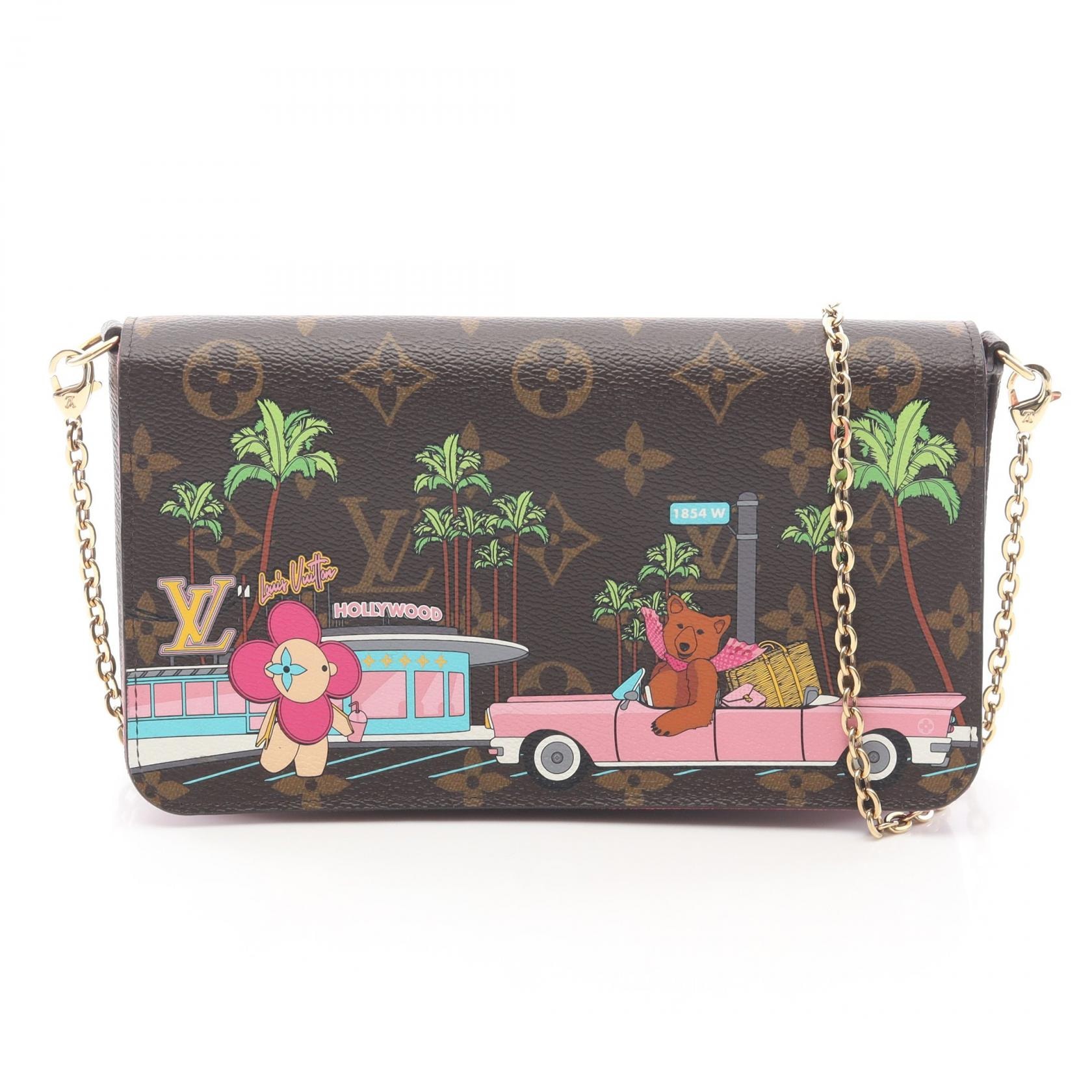 ルイ・ヴィトン LOUIS VUITTON ポシェット フェリシー ショルダーバッグ バッグ PVCコーティングキャンバス レザー モノグラム・ヴィヴィエンヌ レディース ブラウン系 / マルチカラー M80859 【中古】
