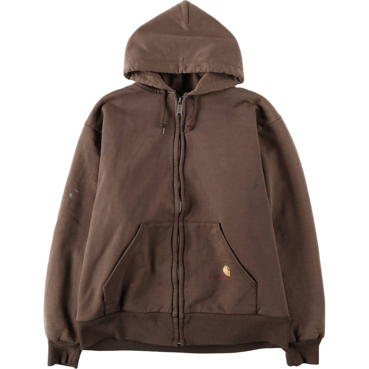 古着 カーハート Carhartt RUGGED OUTDOOR WEAR スウェットフルジップパーカー メンズXL相当/eaa632968