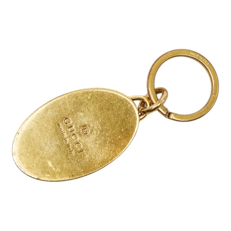 ■美品■ GUCCI グッチ GGマーモント キーホルダー キーリング チャーム レディース メンズ ゴールド系 FU6911 C (やや傷や汚れあり)】グッチ GGマーモント キーリング キーホルダー