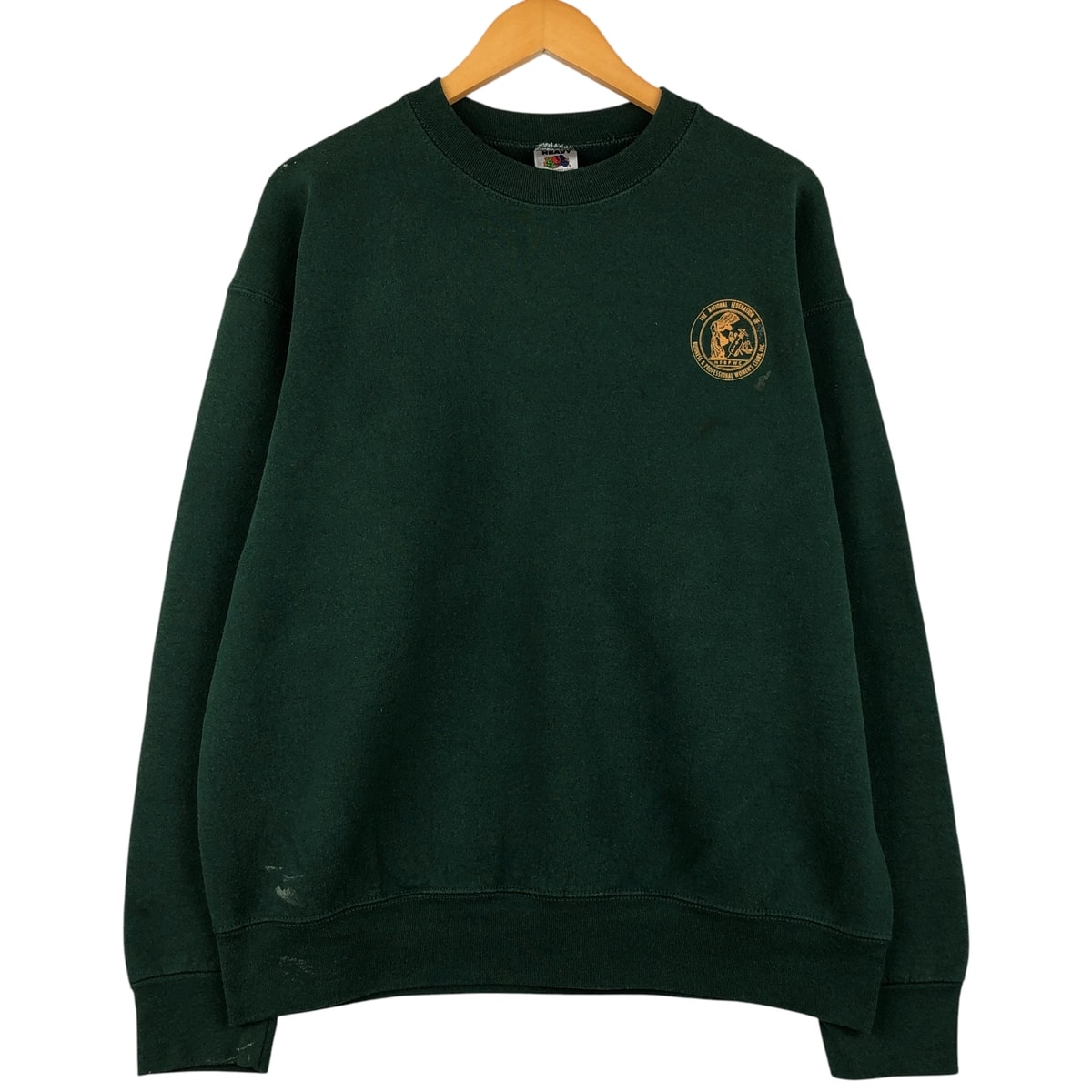 古着 90年代 フルーツオブザルーム FRUIT OF THE LOOM プリントスウェットシャツ トレーナー USA製 メンズXL相当 ヴィンテージ/eaa596304