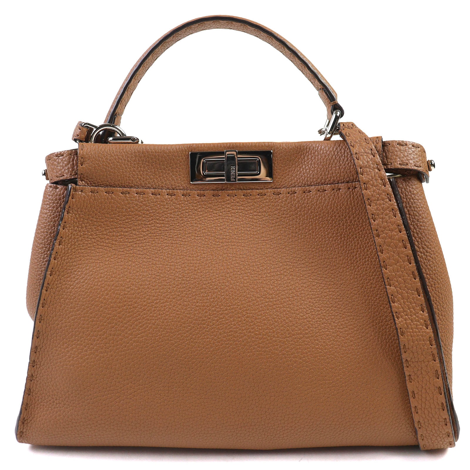 極美品 フェンディ ショルダーバッグ 2WAY ピーカブー レギュラー