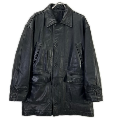 ポールスミス 477329K 551L ブラック ラムレザージャケット M