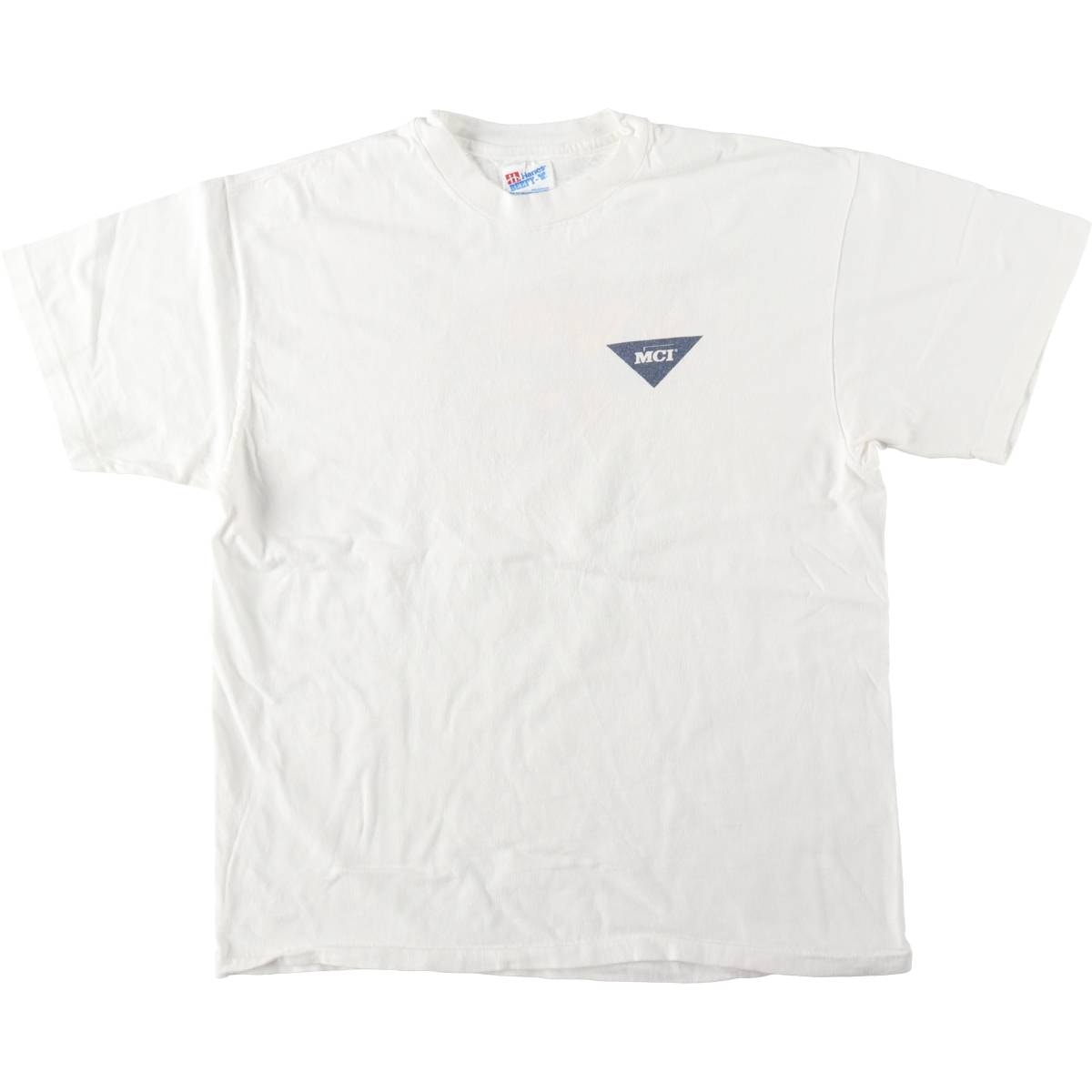 古着 90年代 ヘインズ Hanes BEEFY-T MCI アドバタイジングTシャツ USA製 メンズL相当 ヴィンテージ/eaa659650