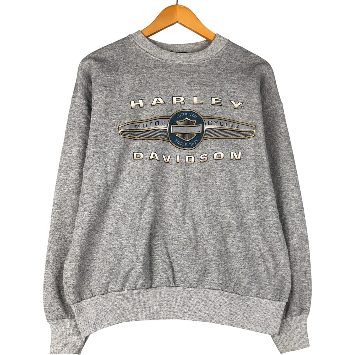 古着 ヘインズ Hanes Harley-Davidson ハーレーダビッドソン アドバタイジング スウェットシャツ トレーナー メンズL相当/eaa593098