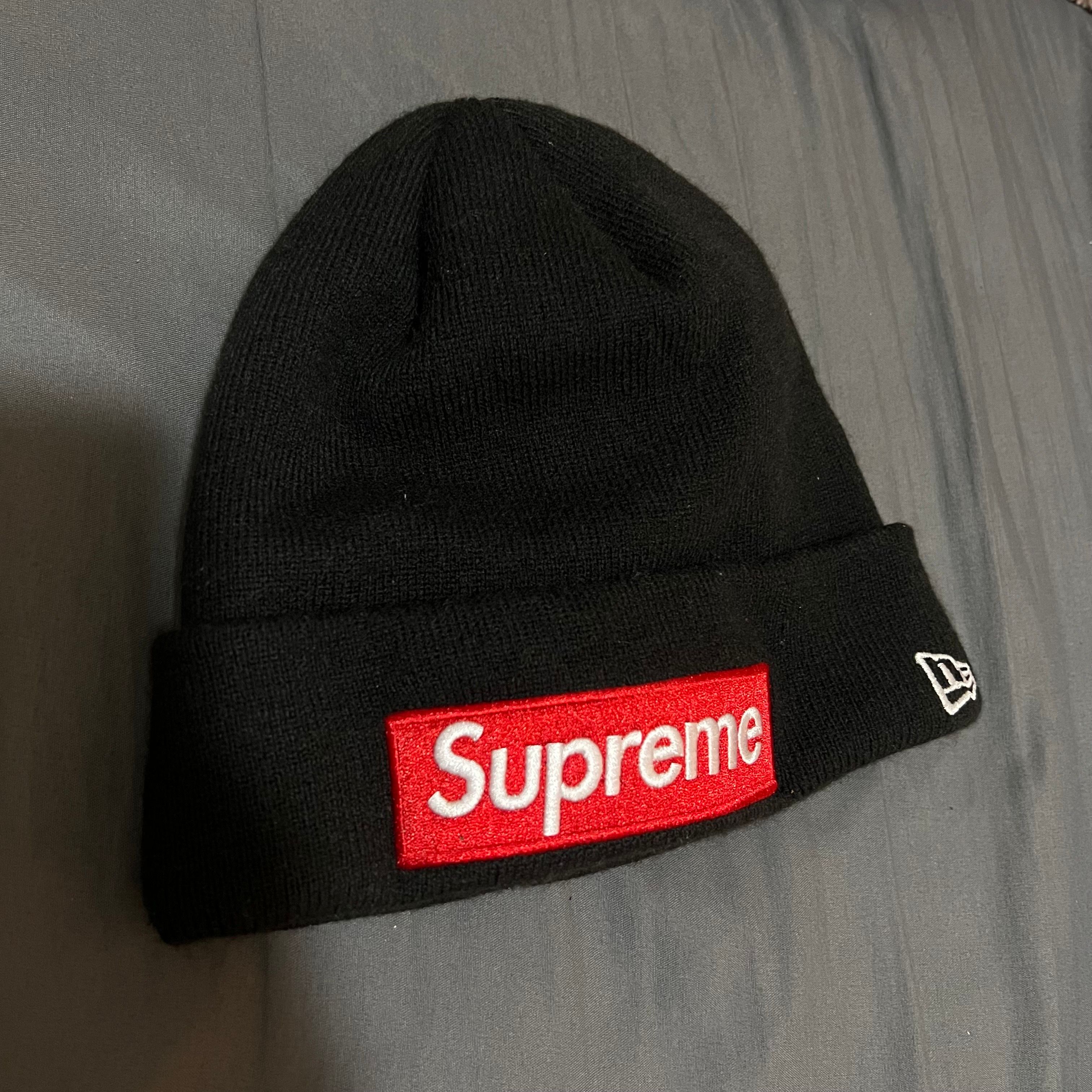 Supreme New Era Box Logo Beanie "Black"