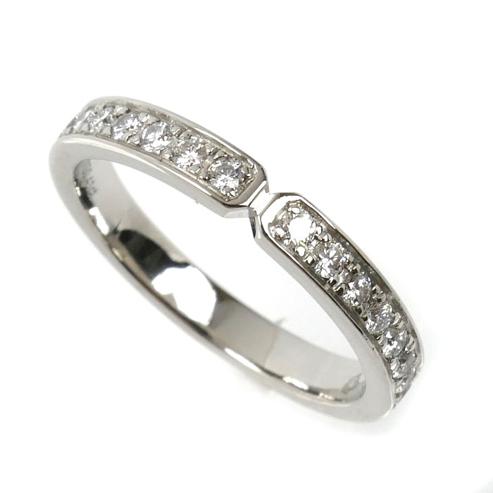 HERMES エルメス Pt950プラチナ エヴァーケリー リング・指輪 H119668B 00048 ダイヤモンド0.41ct 8号 48 3.1g レディース【中古】【美品】