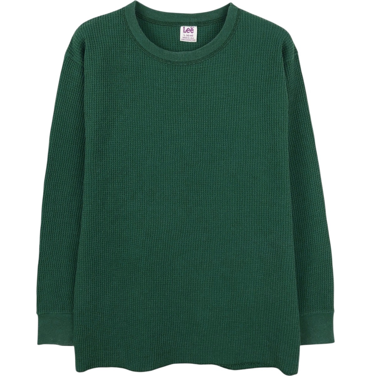 古着 80~90年代 リー Lee サーマルロングTシャツ USA製 メンズL相当 ヴィンテージ/eaa652954