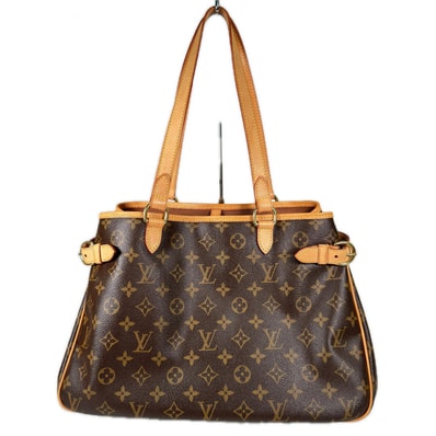 LOUIS VUITTON ルイ・ヴィトン バティニョール・オリゾンタル トートバッグ ブラウン モノグラムキャンバス レディース