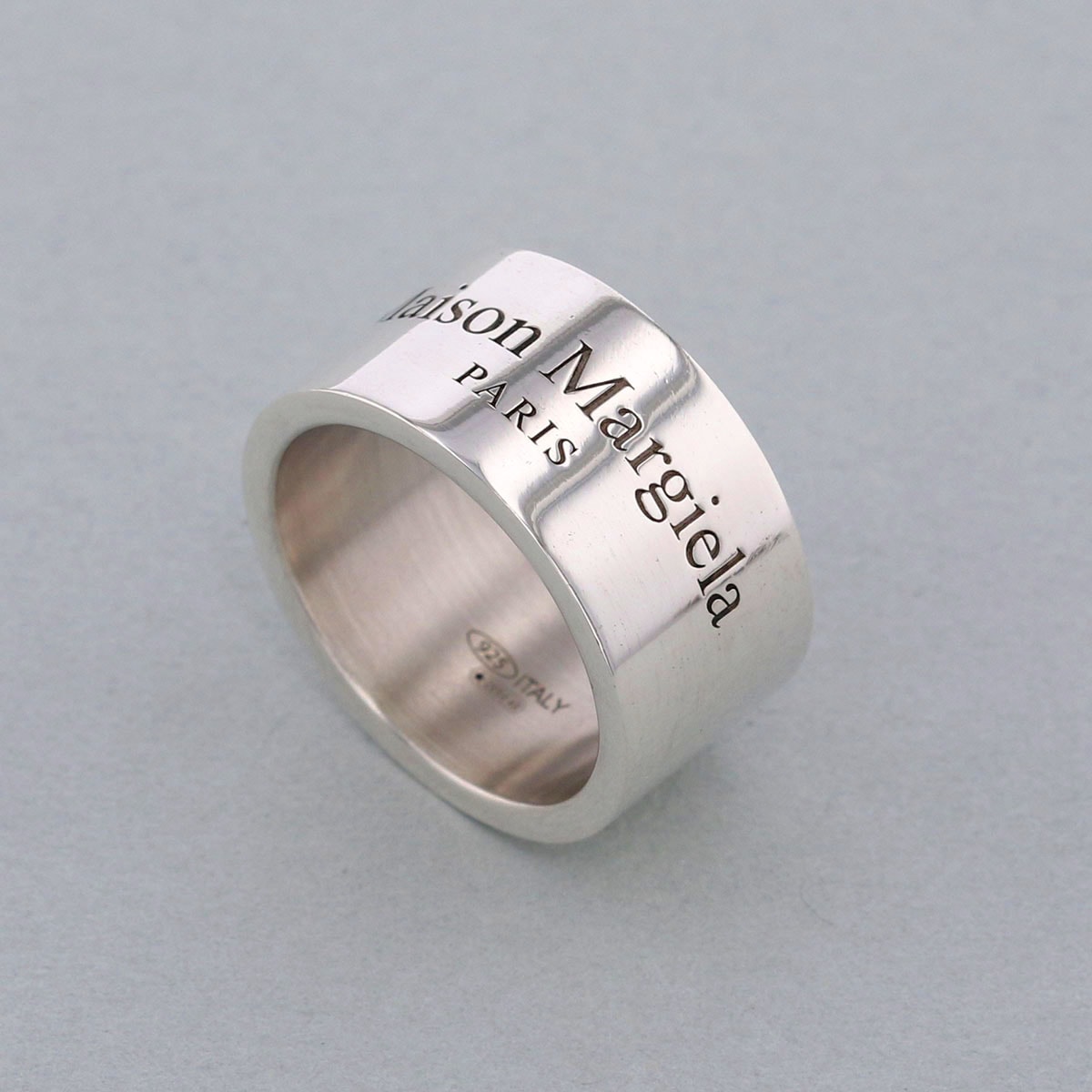 Maison Margiela メゾン マルジェラ ロゴ リング リング・指輪 SM1UQ0038 シルバー925 シルバー  メンズ【中古】