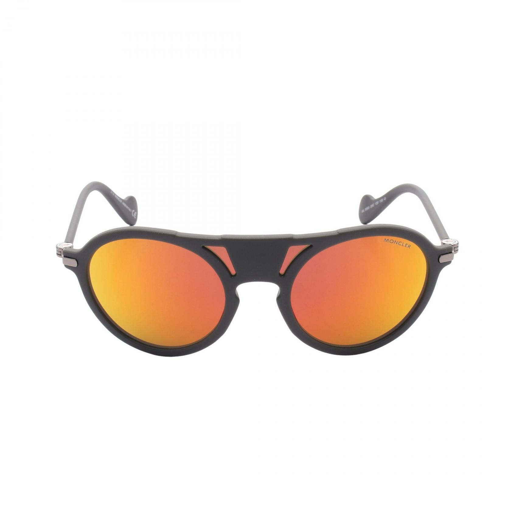 モンクレール MONCLER サングラス 衣料品 プラスチック メンズ レディース グレー系 005320C 【中古】