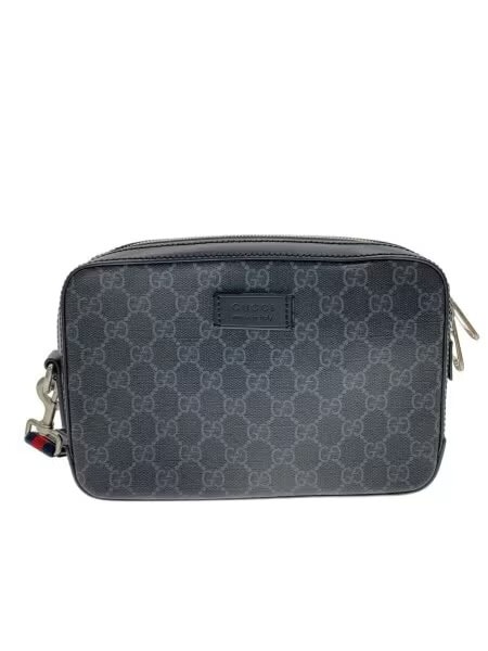 GUCCI GG Supreme Pouch "Black/Grey"