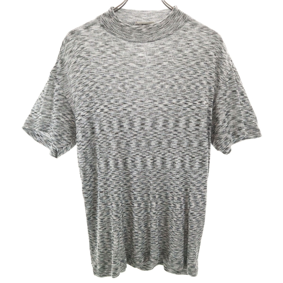 ISSEY MIYAKE MEN イッセイミヤケメン 90s 日本製 オールド 半袖 ニット M グレー