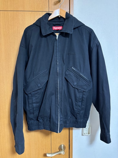 Supreme Hooded Utility Jacket "Black"
