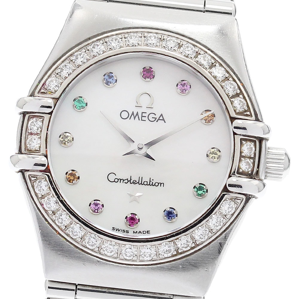 オメガ コンステレーションミニ マイチョイス アイリス レディース 【中古】