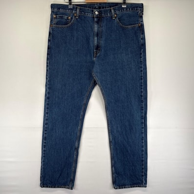 古着 リーバイス Levi's デニム パンツ 505 5ポケット 大きいサイズ ジッパーフライ ジーンズ ジーパン W40 L34 ブルー系 メンズ