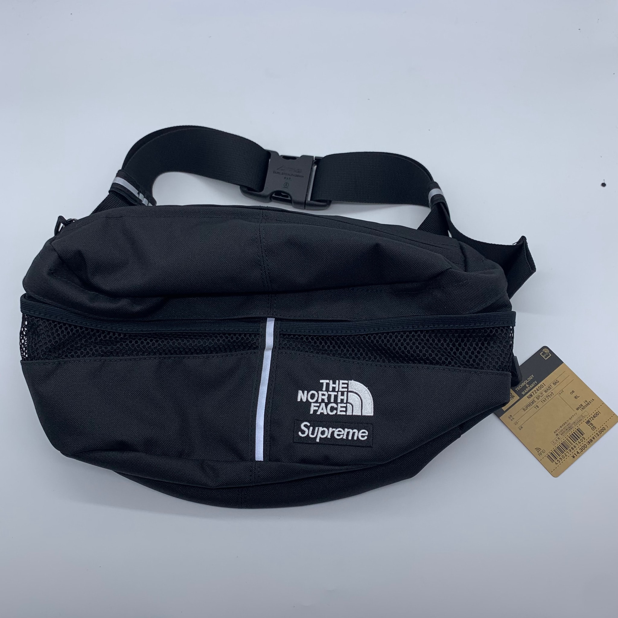Supreme x The North Face Split Waist Bag "Black" NM72400I / NF0A875G