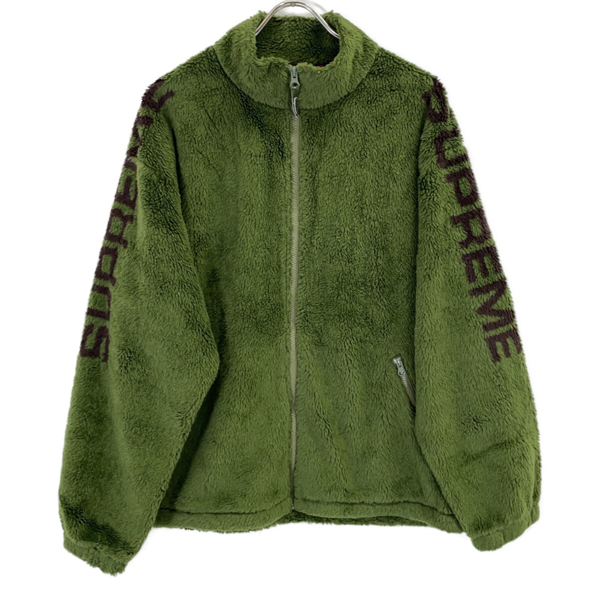 シュプリーム 25SS Shoulder Logo Fleece Jacket ショルダーロゴ フリース L