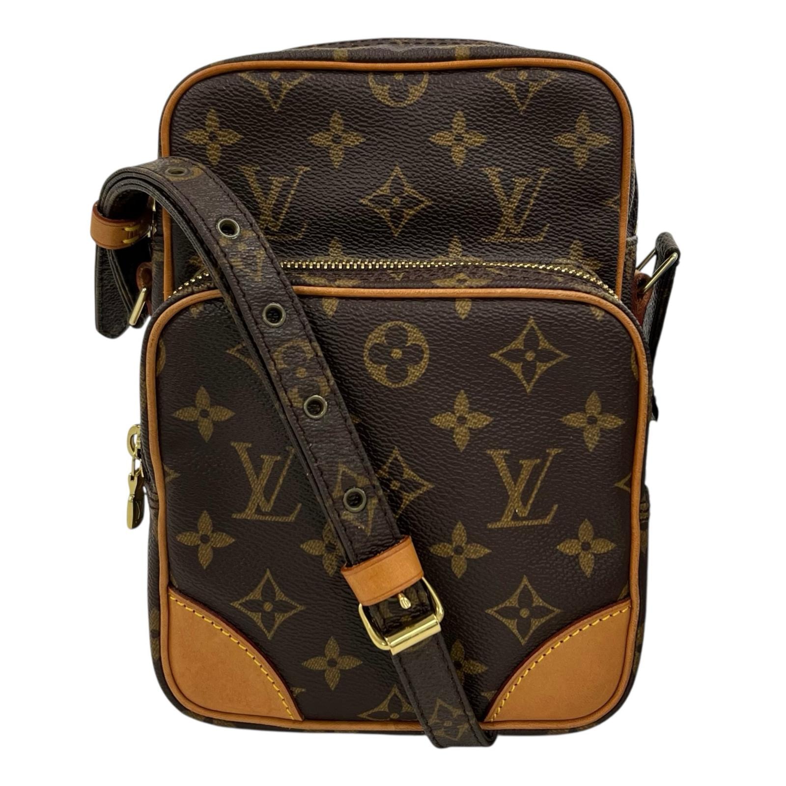LOUIS VUITTON ルイ・ヴィトン アマゾン M45236 ショルダーバッグ モノグラムキャンバス ブラウン レディース【中古】