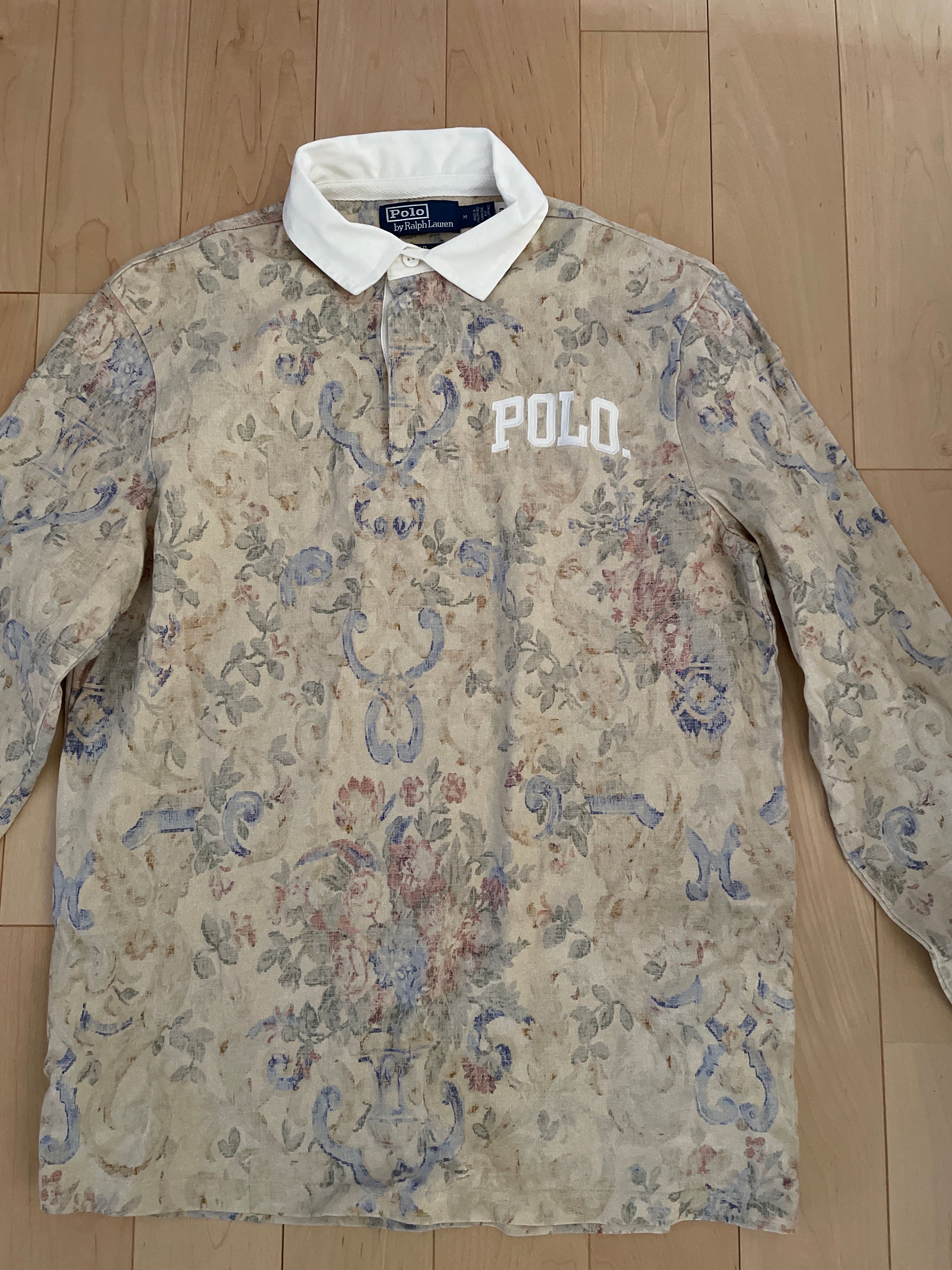 Polo Ralph Lauren x END. 'Baroque' Long Sleeve Rugby Shirt "Old Hall Floral"