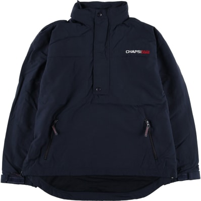古着 ラルフローレン Ralph Lauren CHAPS チャップス ハーフジップ ナイロンプルオーバー ロシア製 メンズL相当/eaa615005