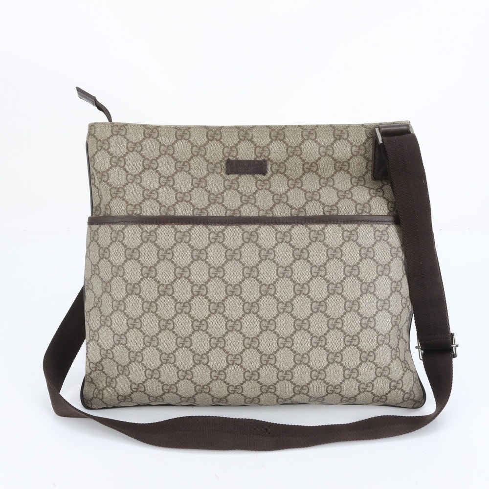 ■極美品 グッチ GGスプリーム 141198 ショルダーバッグ