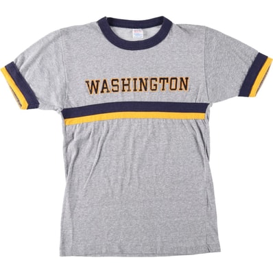 古着 80年代 チャンピオン Champion トリコタグ カレッジTシャツ USA製 レディースS相当 ヴィンテージ/eaa641936