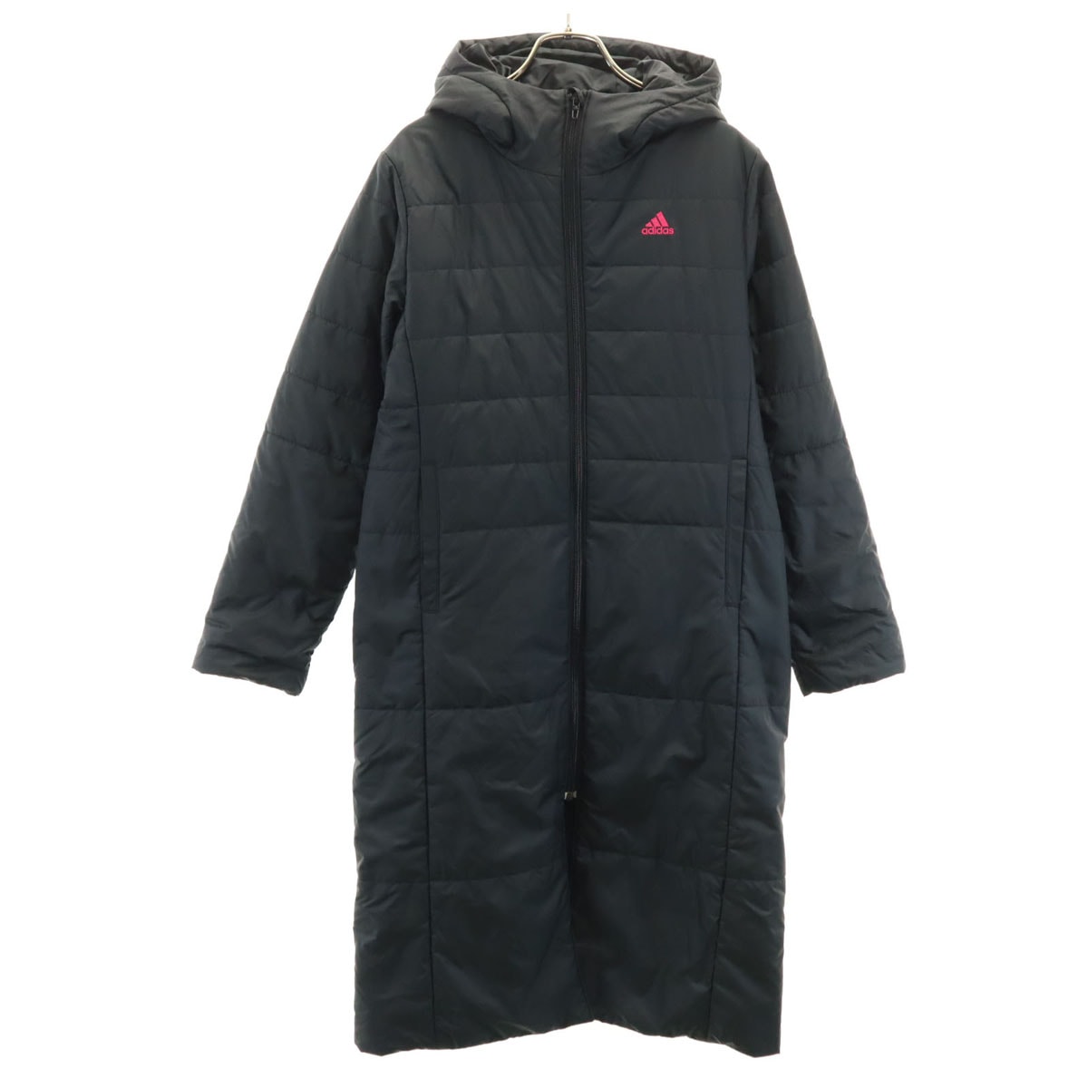 adidas アディダス 中綿コート M ブラック系