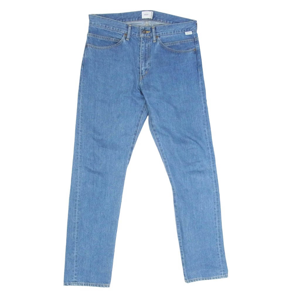 WTAPS ダブルタップス 23AW 232BRDT-PTM07 Blues Skinny Trousers Cotton Denim Indigo ブルースキニー コットン デニム パンツ インディゴブルー系 03【美品】【中古】