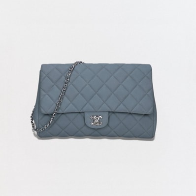 シャネル CHANEL マトラッセ バッグ ショルダーバッグ キャビアスキン ブルー Blue 青 シルバー金具 チェーンショルダーバッグ ココマーク ターンロック シングルフラップ Sフラップ