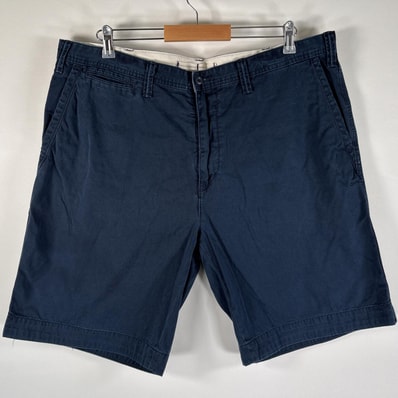 古着 ポロ・ラルフローレン POLO RALPH LAUREN ショートパンツ チノパン ポロチノ 大きいサイズ ワンポイントロゴ w40 ネイビー メンズ