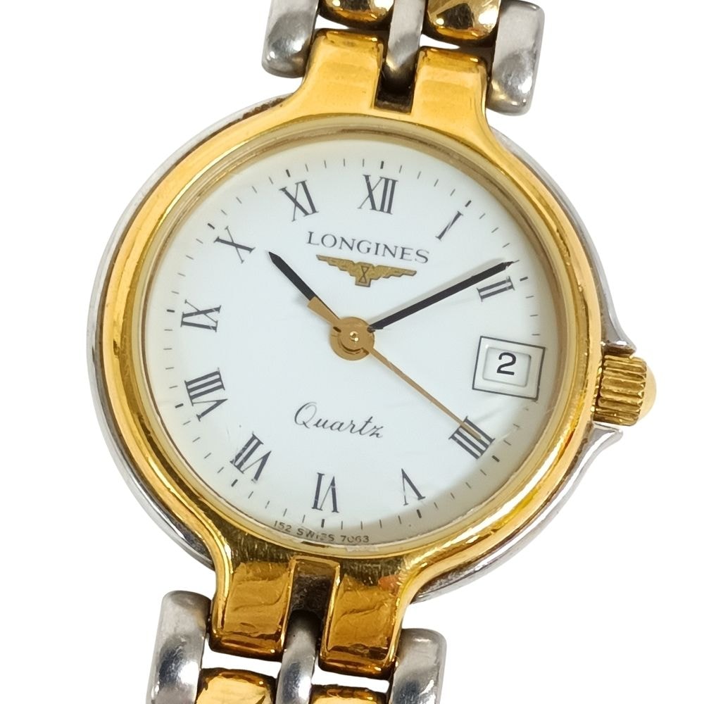 LONGINES ロンジン フラッグシップ デイト クォーツ 腕時計 C972