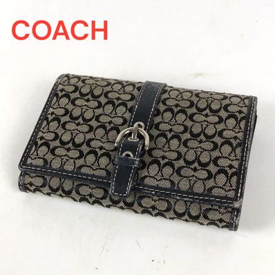 COACH コーチ 二つ折り財布 シグネチャー レディース ブランド