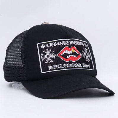 Chrome Hearts Tracker Cap Chomper "Black"