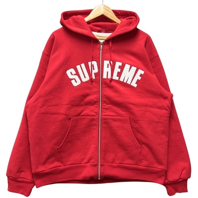 SUPREME シュプリーム 24AW Arc Thermal Zip Up Hooded Sweatshirt アーチロゴ サーマル ジップ スウェット パーカー L 正規品 / 53725