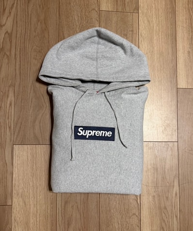 Supreme Box Logo Hooded Sweatshirt (25FW) "Heather Grey"
