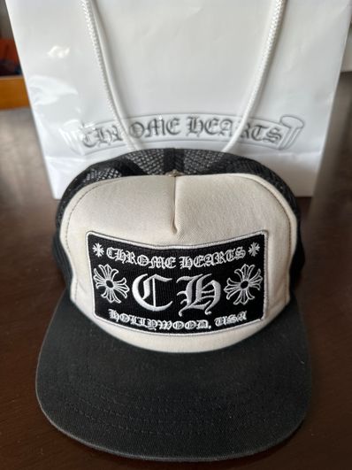 Chrome Hearts Trucker Cap CH "Black/White"