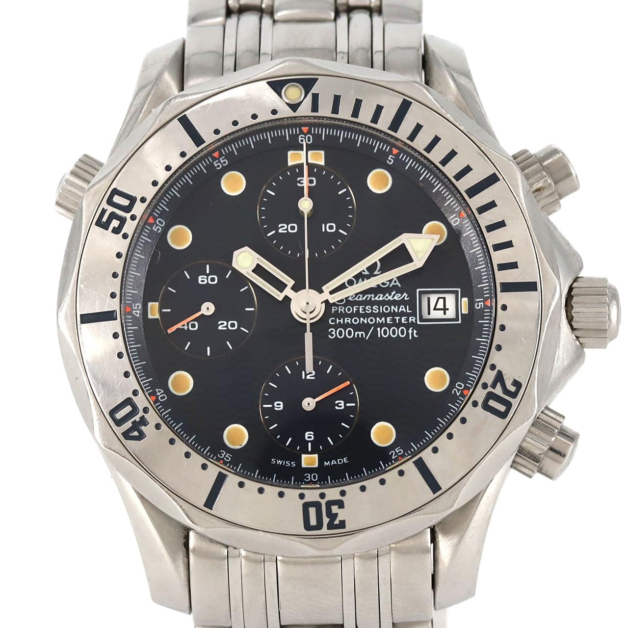 【ノーメンテナンス還元価格】オメガ シーマスタープロクロノグラフ 2598.80 SS 自動巻