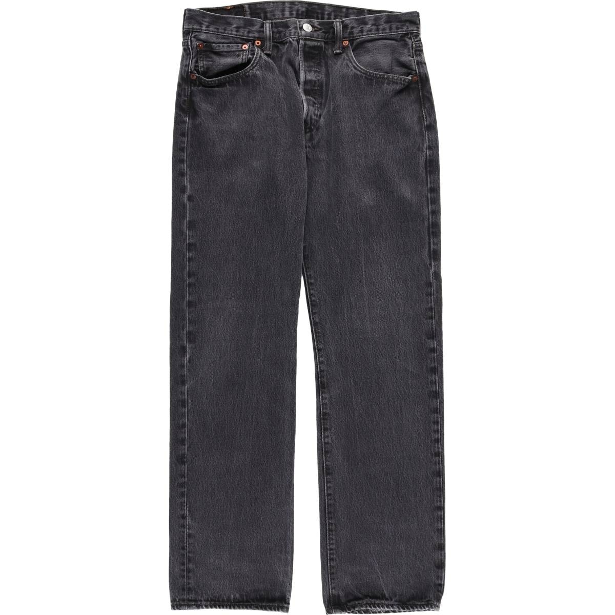 古着 リーバイス Levi's 501 ユーロモデル ブラックデニム ストレートデニムパンツ メンズw33相当/eaa615385
