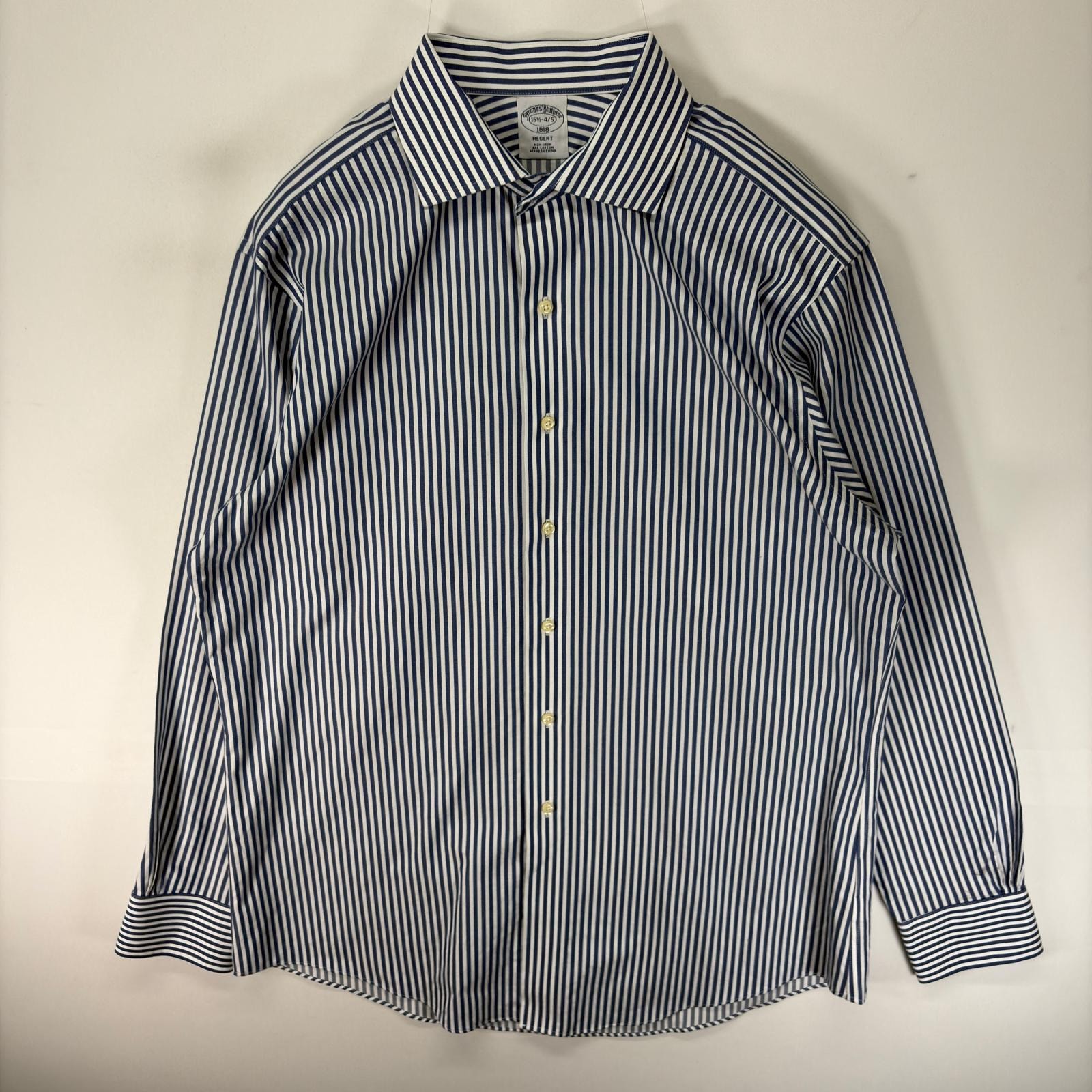 古着 50's~60's/50年代~60年代 ヴィンテージ ブルックスブラザーズ Brooks Brothers 長袖シャツ ボタンダウン 6ボタン M  ブルー系 チェック メンズ
