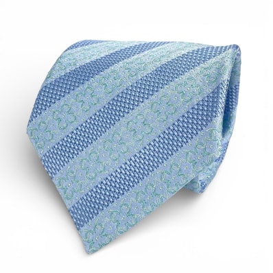 未使用品 シャネル ネクタイ ブルー メンズ