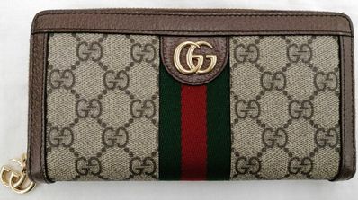 GUCCI Ophidia GG Zip Around Wallet