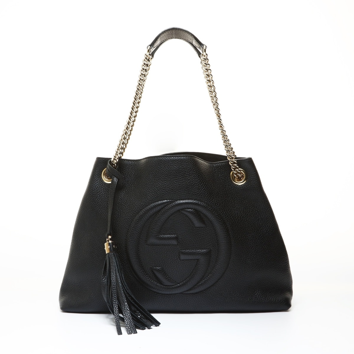 グッチ GUCCI ソーホー レザー チェーン ショルダーバッグ【中古】