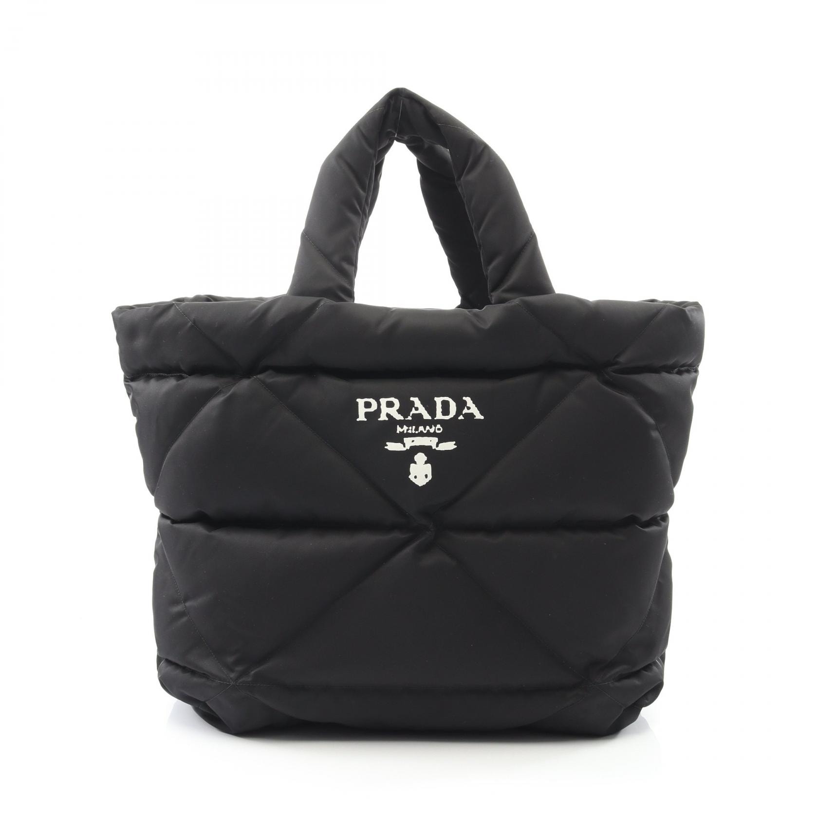 プラダ PRADA Re-Nylon トートバッグ バッグ ナイロン レディース ブラック系 【中古】