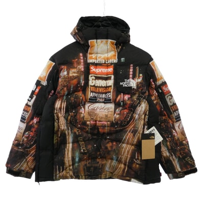 Supreme THE NORTH FACE 22AW ND52205I × The North Face 800-Fill Half Zip Hooded Pullover ハーフジップ フーデッド プルオーバー ダウンジャケット【極上美品】【中古】