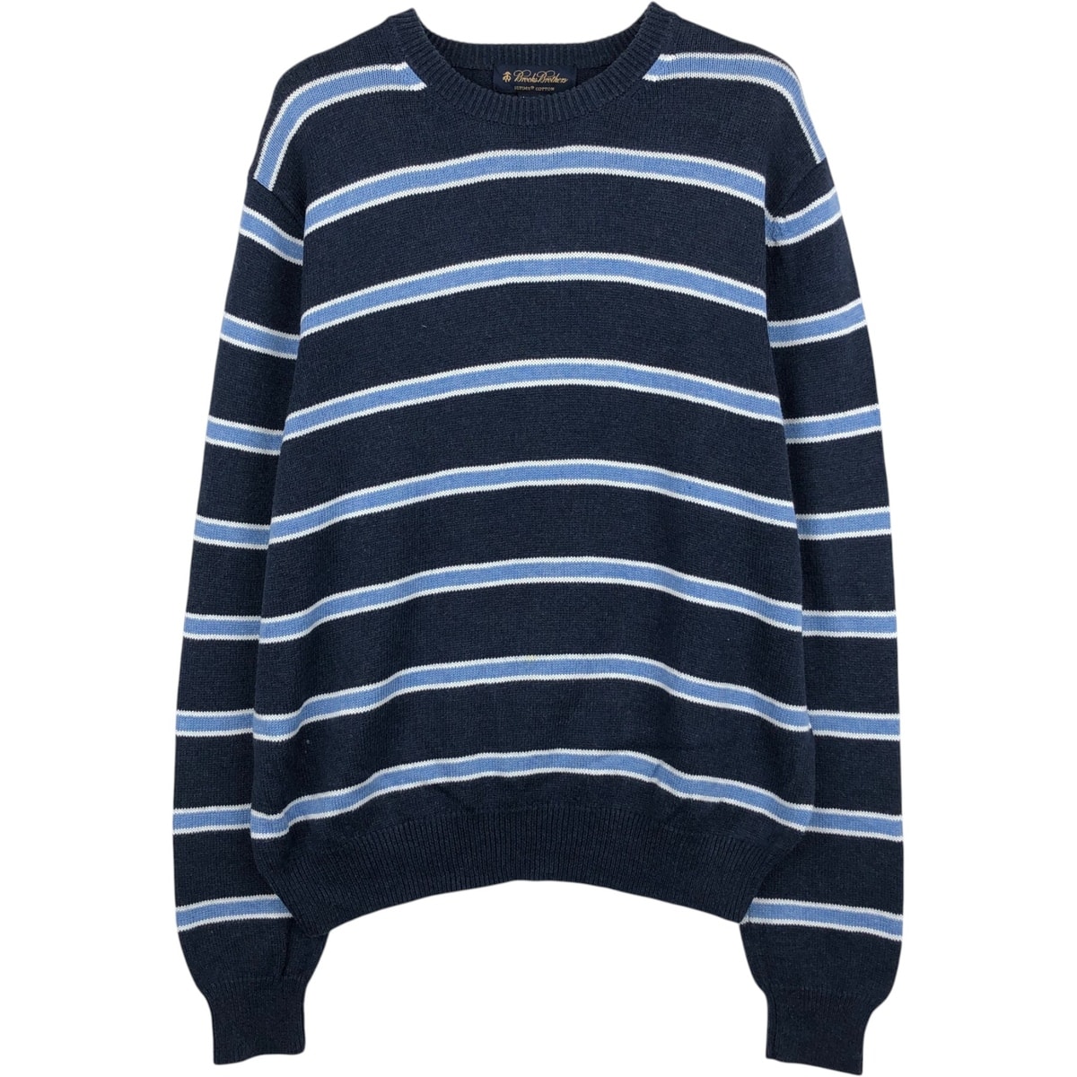Brooks Brothers ブルックスブラザーズ ニット・セーター L 白 【古着】【中古】【送料無料】 Brooks Brothers - 古着 ブルックスブラザーズ Brooks Brothers Est