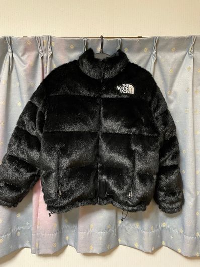 Supreme x The North Face Faux Fur Nuptse Jacket "Black"