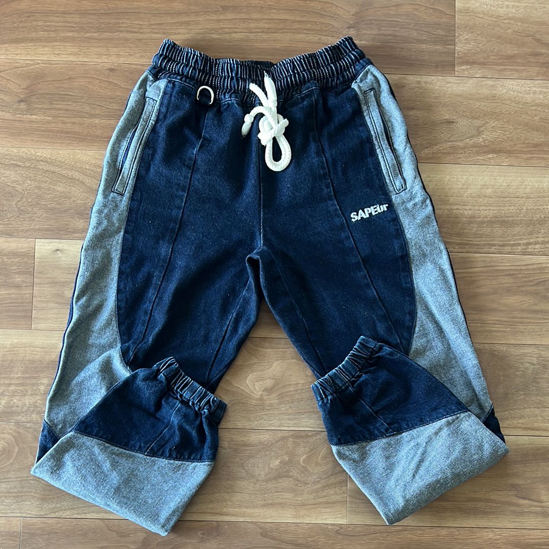 Sapeur Denim Track Pants "Indigo"